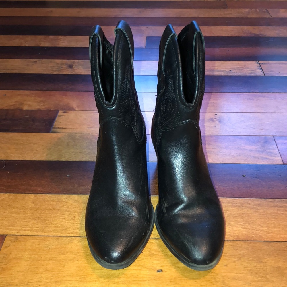 Black Cowboy Boots - Picture 2 of 5